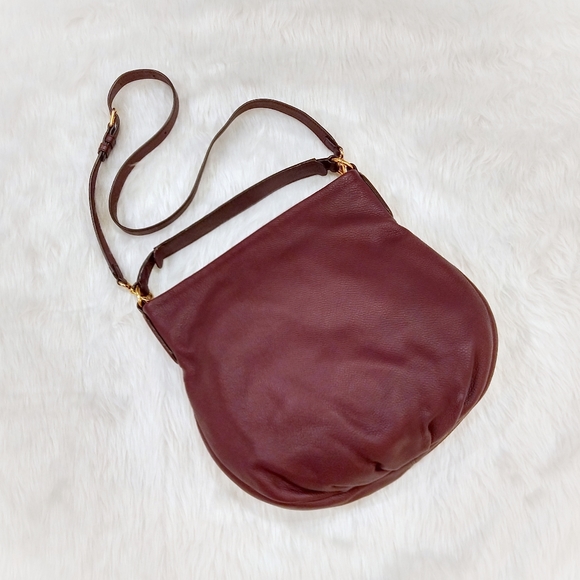 Marc by Marc Jacobs Burgundy Hillier Satchel - Picture 2 of 12